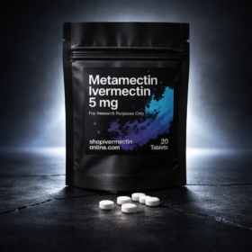 A pack of Ivermectin Metamectin tablets