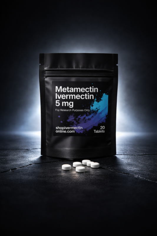 A pack of Ivermectin Metamectin tablets