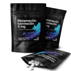 Three pouches of Metamectin Ivermectin 5mg tablets